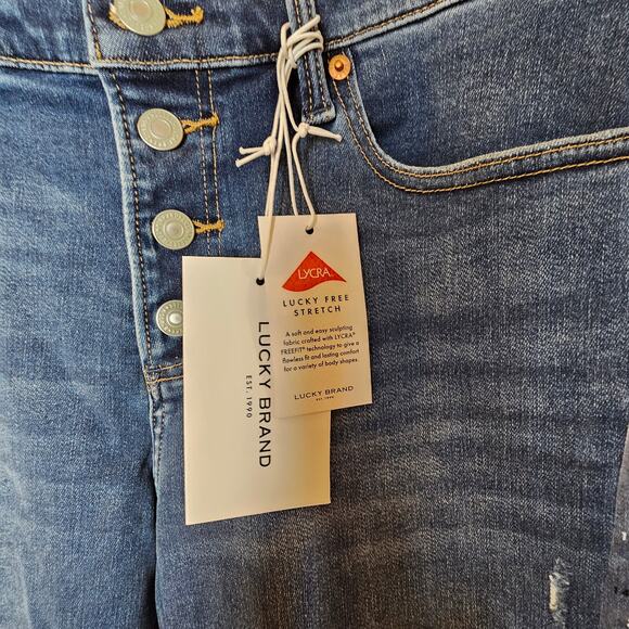LUCKY BRAND Sweet Mid Rise Boot Button Fly Jeans - Picture 3 of 4
